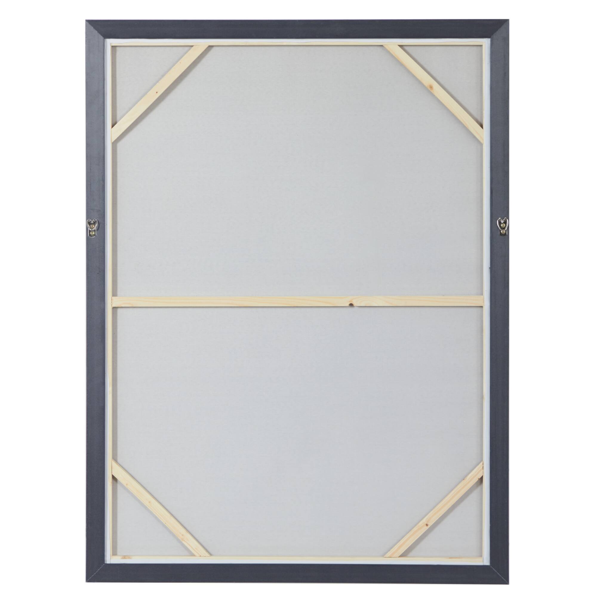 CosmoLiving by Cosmopolitan Gold Glam Abstract Canvas Wall Art